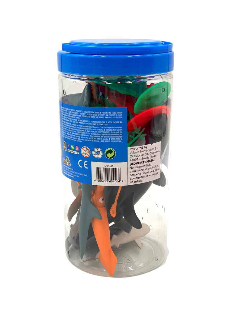 ANIMAL PLANET - ANIMALES DEL OCÉANO - SET DE 13 PIEZAS (D6402)