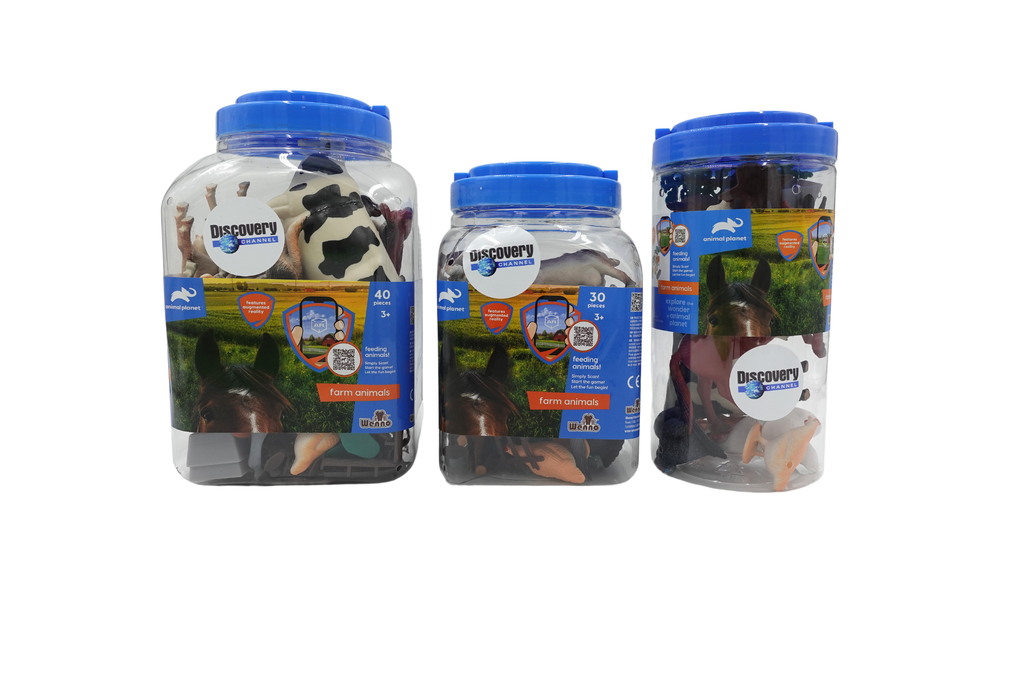 ANIMAL PLANET - ANIMALES DE LA GRANJA - SET DE 30 PIEZAS (D6603)