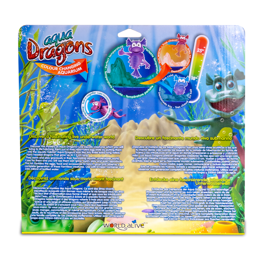 AQUA DRAGONS - COLOUR CHANGING IN TRAY