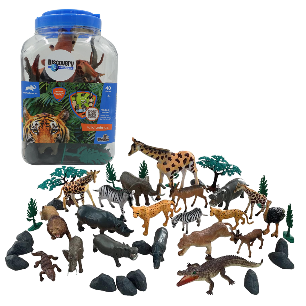 SET DE 30 PIEZAS - ANIMALES SALVAJES
