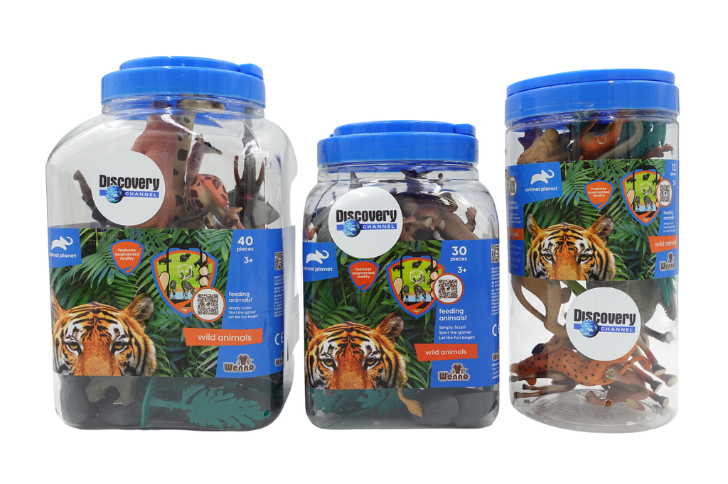 SET DE 40 PIEZAS - ANIMALES SALVAJES