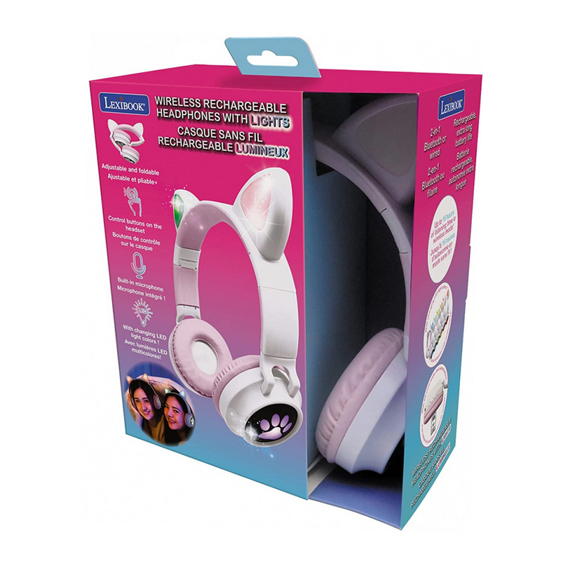 AUTICULARES BLUETOOTH CON OREJAS DE GATO