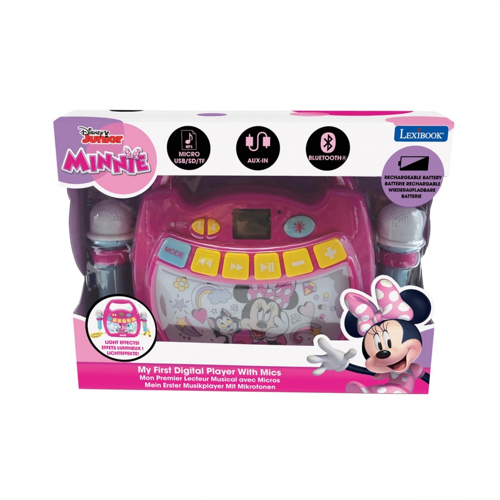 ALTAVOZ BLUETOOTH EFECTOS LUZ - MINNIE MOUSE