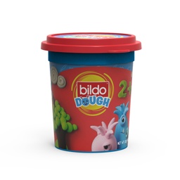 [B-1001] BOTE DE PLASTILINA INDIVIDUAL ROJA