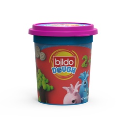 [B-1002] BOTE DE PLASTILINA INDIVIDUAL ROSA