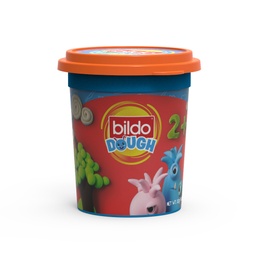 [B-1007] BOTE DE PLASTILINA INDIVIDUAL NARANJA