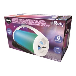 [LE-BTP585Z] IPARTY BLUETOOTH SPEAKER WITH LIGHTS AND MIC