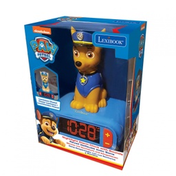 [LE-RL800PA] ALARM CLOCK WITH NIGHT LIGHT 3D DESIGN PAW PATROL